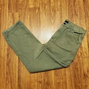 Vintage Y2K Aeropostale Carpenter Jeans Green Denim 34x34 Actual 36x32 Aero